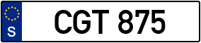 Truck License Plate